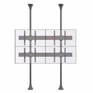Aurora Mounts - 2*2 Video Wall Pole Mount Kit - AFC-2x2S