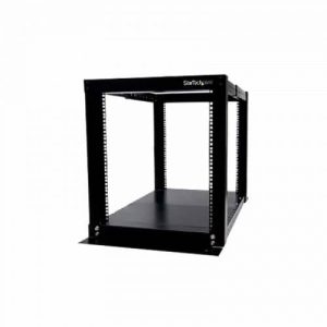 StarTech 12U Adjustable 4 Post Server Equipment Open Frame Rack Cabinet
