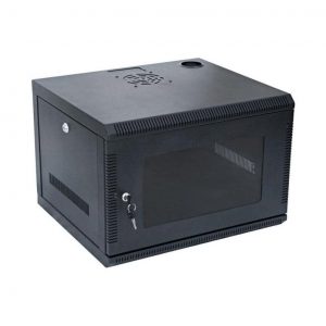 Generic 09RU 600mm Wide x 450mm Deep Fully Assembled Wall Mounted Server Rack Data Cabinet