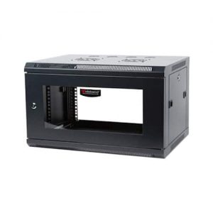 Wideband 06RU 600mm Wide x 450mm Deep Fully Assembled Wall Mounted Server Rack Data Cabinet