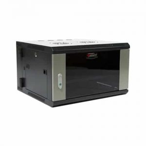 Wideband 06RU 600mm Wide x 550mm Deep Swing Gate Fully Assembled Wall Mounted Server Rack Data Cabinet