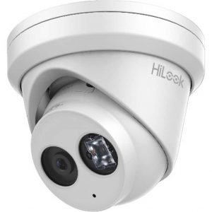 HiLook 8MP Acusense Turret IP Camera with Built in Mic 2.8mm - HL-IPC-T281H-MU-0280