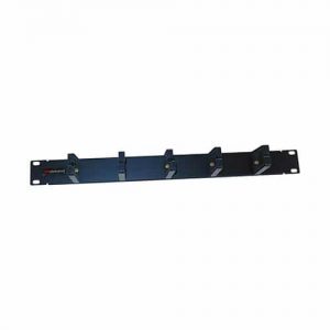 Wideband 1RU Cable Manager with 5 Plastic Rings