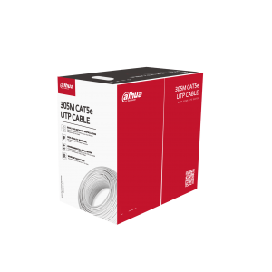 DaHua - CAT 5e UTP 305m Unshielded Cable - Supports PoE - Blue - DH-PFM920I-5EUN-BL