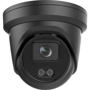 Hikvision - 4 MP ColorVu Fixed Turret Network Camera, 2.8mm - DS-2CD2347G2-LU (Black)