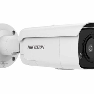 Hikvision - 8MP Strobe Light and Audible Warning Fixed Bullet Network Camera, 2.8mm - DS-2CD2T86G2-ISU-SL