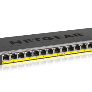 NETGEAR - 16-Port PoE/PoE+ Gigabit Ethernet Unmanaged Switch with 183W PoE Budget, Rack-mount or Wall-mount