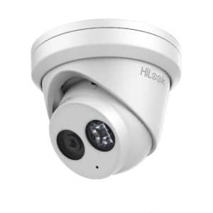 HiLook - 6MP 2.8mm AcuSense White Turret IP CCTV Camera with Built in Mic - HL-IPC-T261H-MU-0280