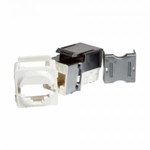 Wideband Cat 6A unshielded Keystone Jacks (Pack of 10)