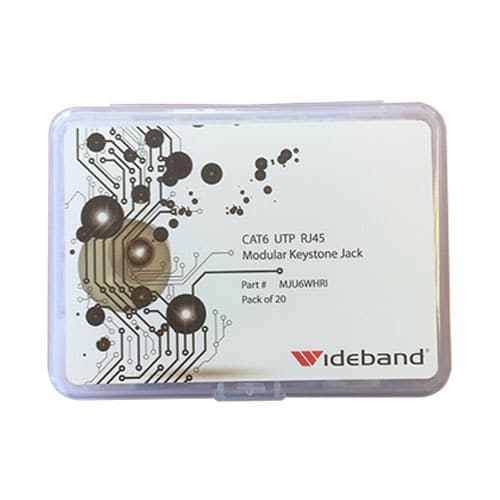 Wideband Cat 6 RJ45 Modular Data Mech Unshielded 568A/B (Pack of 20) - Image 6