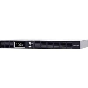 CyberPower - Smart App OR1000ERM1U Line-interactive UPS - 1 kVA/600 W - 1U Rack-mountable - AVR - 8 Hour Recharge - 3.50 Minute Stand-by - 230 V AC Input - 230 V AC Output - 6 x IEC 60320 C13