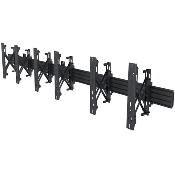 Aurora Mounts – Push-in Push-out Video Wall 3*1 Layout – AMB3-FM400 - Image 2