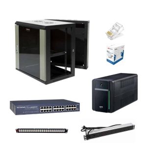 Wideband Kit 12RU 600mm Wide x 550mm Deep - Data Connectivity Bundle