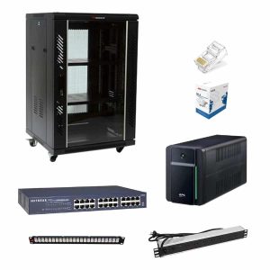 Wideband Kit 18RU 600mm Wide x 800mm Deep - Data Connectivity Bundle