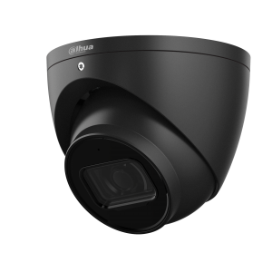 DaHua 6MP Lite AI Fixed Starlight Turret, Smart Motion & Intrusion Detection Perimeter, 50m IR Built-in Mic POE CCTV Network IP Camera (2.8mm) - Black - DH-IPC-HDW3641TMP-AS-0280B-BLK