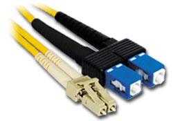 3mtr LC-SC Single-Mode Duplex Fibre Patch Cable LSZH 9/125 OS2 - FLCSC-03-S