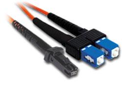 15mtr MTRJ-SC Multi-Mode Duplex Fibre Patch Cable LSZH 62.5/125 OM1 - FMTSC-15