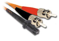 3mtr MTRJ-ST Multi-Mode Duplex Fibre Patch Cable LSZH 62.5/125 OM1 - FMTST-03