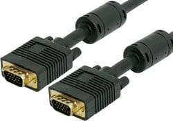 Comsol 1M VGA Monitor Cable 15 Pin Male to 15 Pin Male
