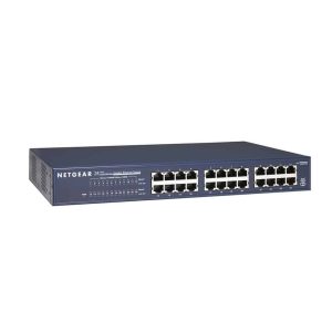 NETGEAR - 24-port Gigabit Unmanaged Rackmount Switch, ProSAFE Lifetime Manufacturer Warranty - JGS524AU