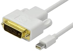 Comsol 2M Mini DisplayPort Male to DVI Male Cable