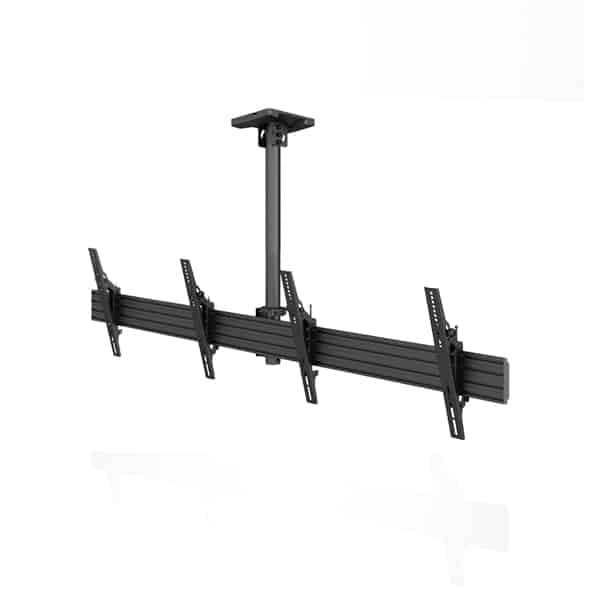 Aurora Mounts Ceiling Mount 2×1 Layout Single Side 800mm Pole Kit